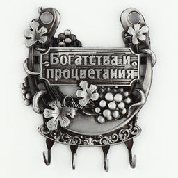 Ключница настенная подкова «Богатства и процветания», 10.5×12 см.