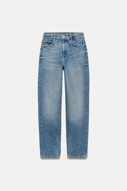 Z1975 HIGH-WAIST SLIM MOM LEG JEANS - Zara фото 10