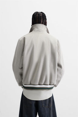 FAUX SUEDE JACKET WITH PATCHES - Zara фото 11