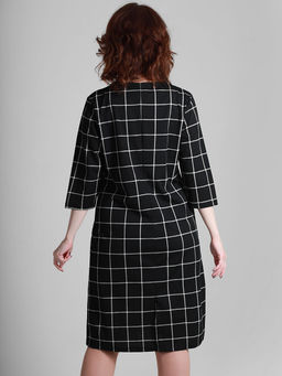 Платье женское в клетку - Almond фото 3