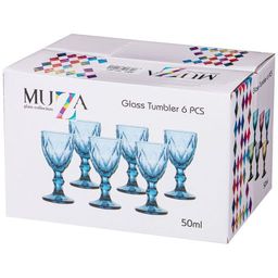 НАБОР РЮМОК РОМБО ИЗ 6ШТ. СЕРИЯ MUZA COLOR 50МЛ. / В=10,5 СМ - Lefard фото 2