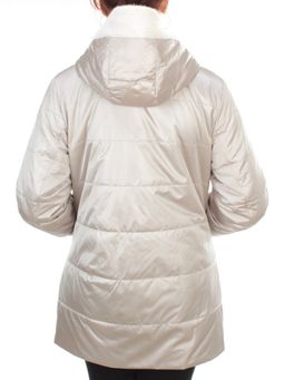 22-302 BEIGE Куртка демисезонная женская AKiDSEFRS (100 гр.синтепона) - Фабричный китай фото 5