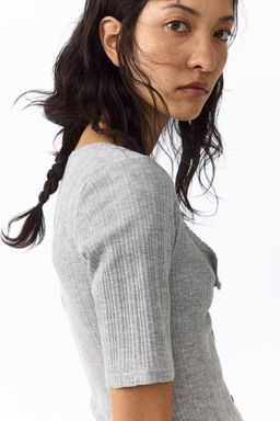 Top en punto pointelle - H&m фото 5