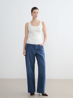 Джинсы Baggy Fit женские высокая талия