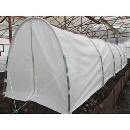 Парник п/эт. Ананас 8м с укр.мат.60г/кв.м, выс.80см, шир.90см, дуга 2м, двери на молниях