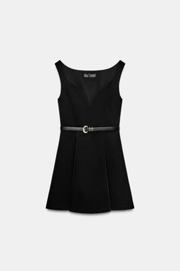 VESTIDO MINI CINTUR?N / Negro - Zara фото 8