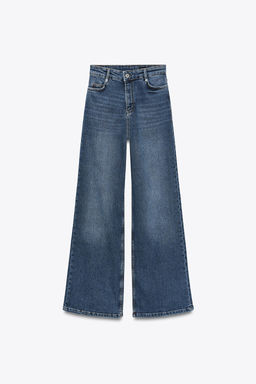 ZW COLLECTION HIGH-WAIST WIDE-LEG JEANS - Zara фото 6