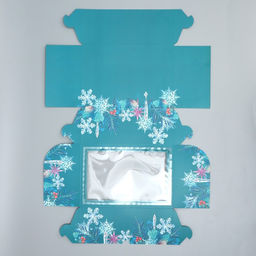 Цена за 3 шт. Коробка для капкейков двусторонняя «Мечты сбудутся в Новый год», 25×17×10 см