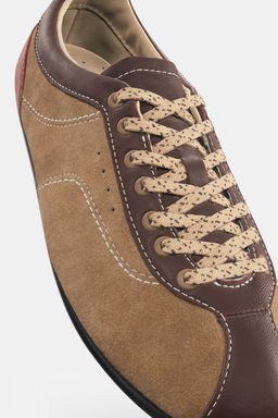 LEATHER TRAINERS HARRY LAMBERT FOR ZARA x DISNEY  фото 7