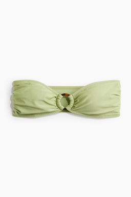 Top de bikini bandeau con relleno - H&m фото 3