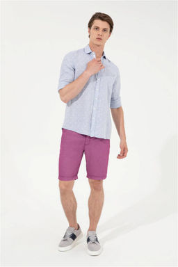 U. S. Polo Assn Мужские фиолетовые тканые шорты - U.s. polo assn фото 8