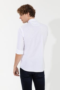 U. S. Polo Assn / Рубашка мужская белая Uzunkol Basic - U.s. polo assn фото 11