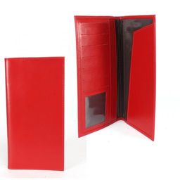 Портмоне/клатч жен Croco-ПР-959 натуральная кожа 4 отд, 8 карм, красный матовый (16) 239898