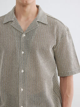 Рубашка мужская Regular Fit текстурная