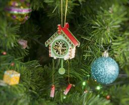 Елочные игрушки: Часы с маятником 1013 Red Roof