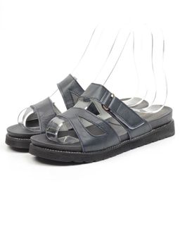 08-K26-8 BLUE Сандалии женские (натуральная кожа)