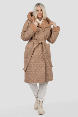 05-2133 Куртка женская зимняя (пояс) - El podio фото 2