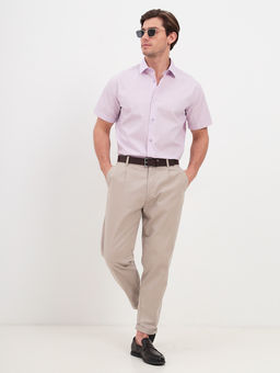 Сорочка мужская короткий рукав GREG 710/209/LIL/Z  фото 4