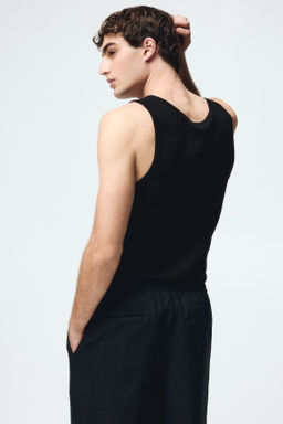 Camiseta sin mangas en canal? Slim Fit - H&m фото 8