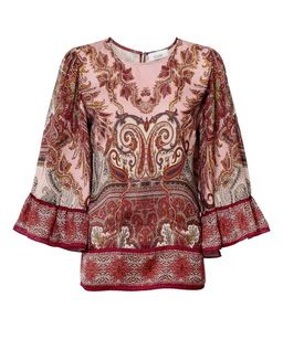 Блузка, пестрая - Linea tesini фото 2