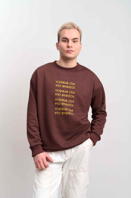 Свитшот мужской "Йошкар-Ола" шоколад