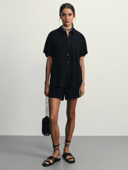 Шорты из вискозы с эластичным поясом / Zarina