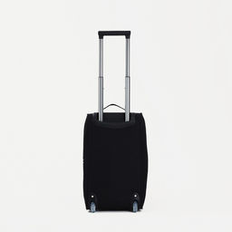 Сумка дорожная на молнии, на колёсах, 2 наружных кармана, цвет чёрный - Simaland фото 3