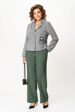 Костюм Aira Style 24240 серо-зеленый