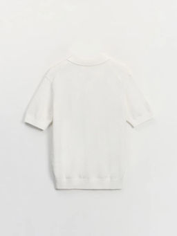 Джемпер поло из смесового хлопка / Zarina  фото 8