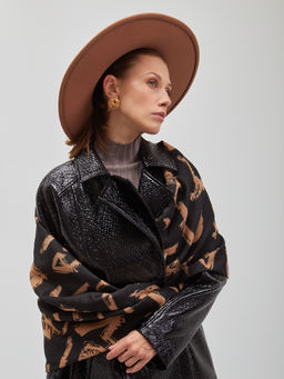 В составе шерсть и кашемир! теплый двусторонний палантин - Tantino фото 11