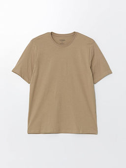 Bisiklet Yaka K?sa Kollu Penye Erkek Ti??rt