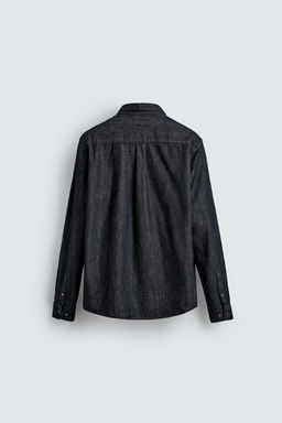 REGULAR FIT DENIM SHIRT - Zara фото 9