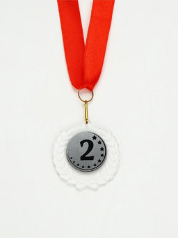 Медаль призовая «2 место», на ленте
