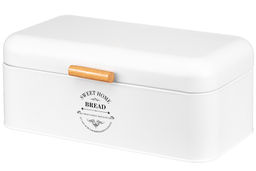 Хлебница 42,5*23*16,5 см Белая с откидной крышкой, белая, металл - Elan gallery фото 5