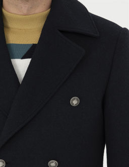 Lacivert Slim Fit Ka_e Kaban