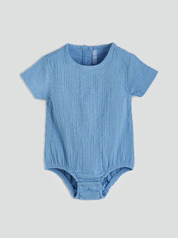 Bisiklet Yaka Erkek Bebek ??t??tl? Body