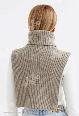 Воротник из 100% монгольской шерсти