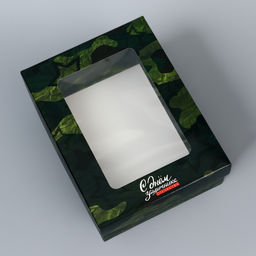 Цена за 5 шт. Коробка подарочная складная С днем защитника Отечества, 16.5?12.5?5.2 см с окном