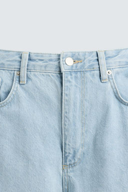 TAPERED WIDE-LEG JEANS - Zara фото 9