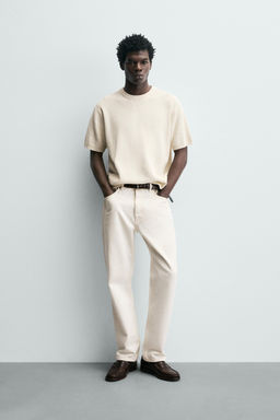 PURL KNIT T-SHIRT