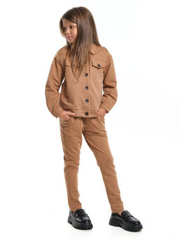 Костюм для девочки детская одежда наряды UD 7710 св.коричневый - Mini maxi фото 2