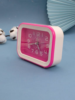 Часы-будильник Bright rectangle, pink