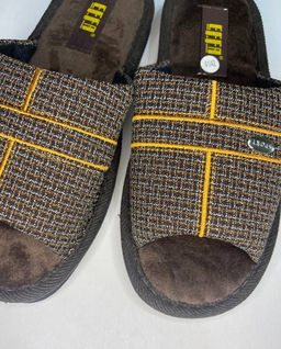 C1104 Тапочки КОРИЧНЕВЫЙ