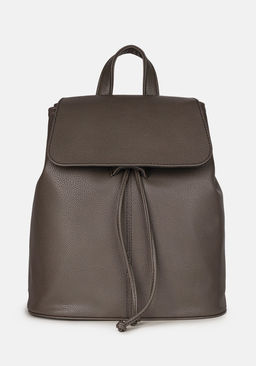 Рюкзак Модель №1581 | кожзам | гладкий | серый | Р921-9 | 33005