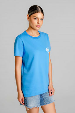 Арт. 3173 Футболка женская 44-52 (5 шт) Цвет:небесный - Калинка фото 10