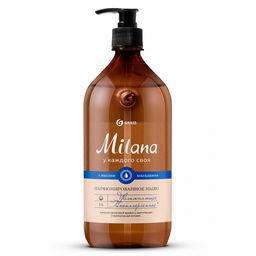 Мыло жидкое "Milana" 1л, парфюмированное, с гипоаллергенным эффектом, амбра и нероли, с маслом макадамии, "Grass" (Россия)