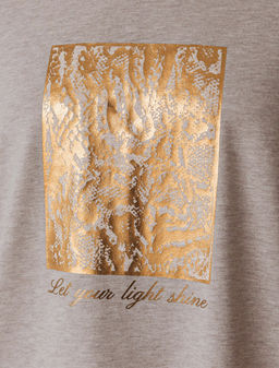 Футболка из премиального хлопка с авторским принтом - Vilatte фото 2