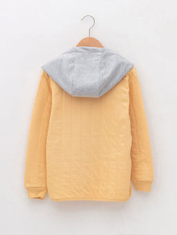 Kap??onlu Basic Uzun Kollu Erkek ?ocuk Fermuarl? H?rka - Waikiki фото 2