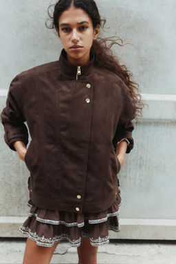 Cazadora biker oversize - H&m фото 3