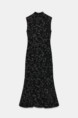 METALLIC THREAD JACQUARD DRESS - Zara фото 5